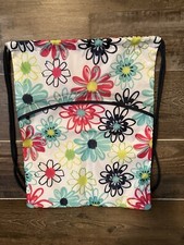 Thirty One Flower Cinch Sac/backpack