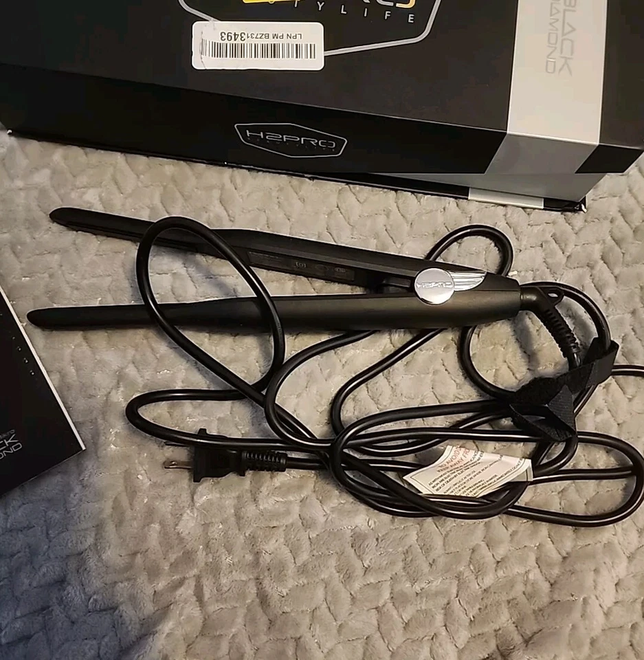 Plancha de pelo de titanio Mikro H2pro Black Diamond 3/10" Foto 3 de 4