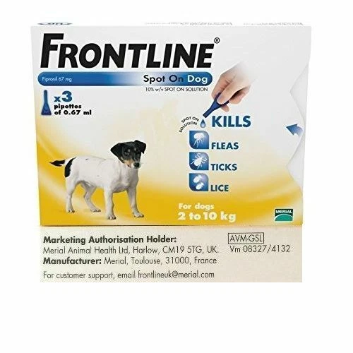 Frontline spot on 2025 for small dogs