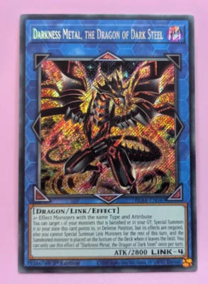 Darkness Metal, the Dragon of Dark Steel Secret Rare 1st Edition