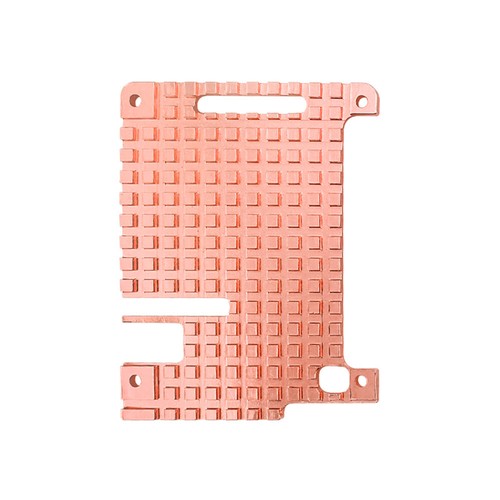 Ultra-thin Copper Heatsink Protective Passive Cooling Case For Raspberry Pi 4B - Afbeelding 4 van 12