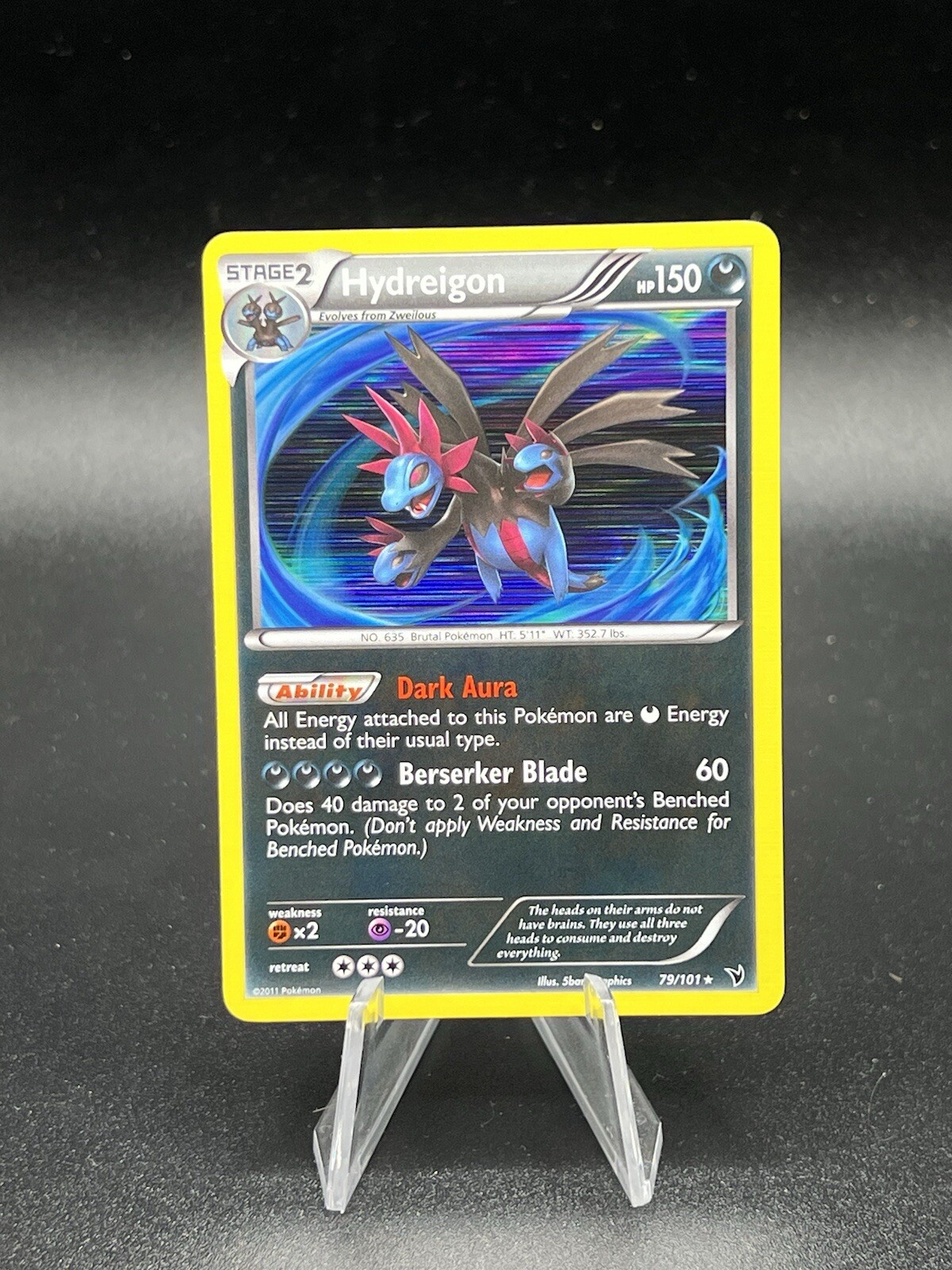Pokémon Hydreigon Reverse Holo 79/101 NVI Noble Victories LP/NM GS1