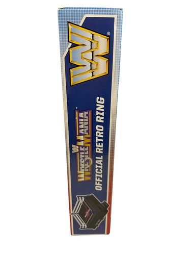 WWE WrestleMania Official Retro Ring Toy NEW NIB WWF Wrestling 2023 Playset - 第 2/6 張圖片