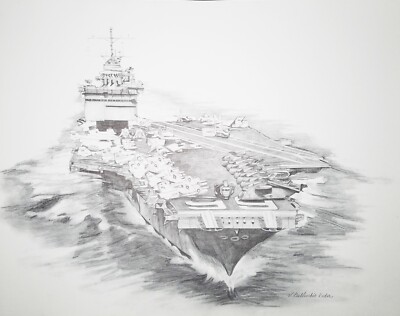 USS Enterprise CVN-65 Aircraft Carrier 16x20 Print New from Old Stock