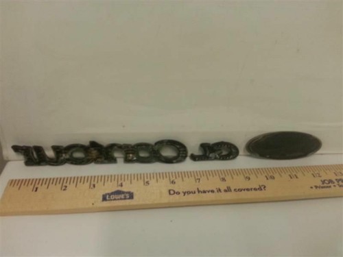 SET OF EMBLEMS/NAME PLATES/INSIGNIA EMBLEM FITS 95-00 FORD CONTOUR Q44-151354 - Picture 6 of 6