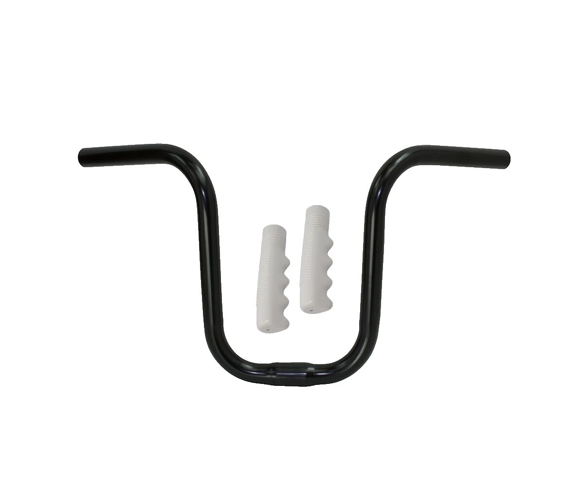 White Bicycle Handlebars