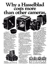 Hasselblad Camera print ad 1981 Camera  Accessories