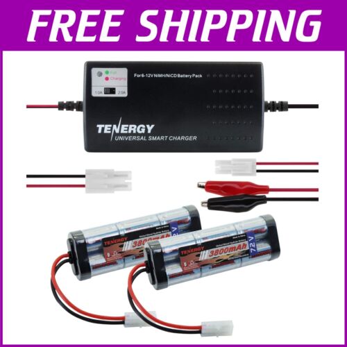 Ultimate 7.2V NiMH Battery Packs with Charger - Perfect for RC Cars and Hobbies
