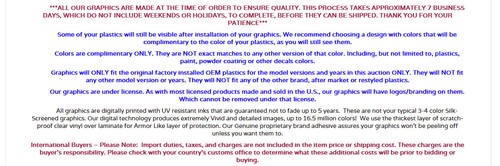 ATV Graphics Kit Decal For Polaris Sportsman 325ETX/450/570 14-17 Firestorm K - Picture 2 of 2