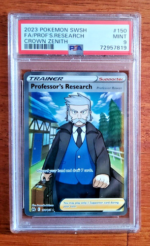 Professor's Research graded PSA 9 for sale on eBay
