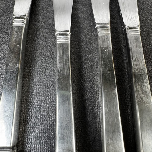 4 Oneida Oneidacraft Deluxe NORDIC CROWN Flatware Stainless Dinner Knives Knife - Picture 6 of 7