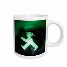 3dRose Germany, Berlin. Alexanderplatz. DDR Museum. Ampelmann. Mug