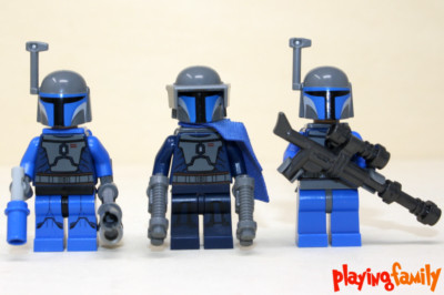 LEGO STAR WARS, 3 Special Mandalorian Warrior aus LEGO -Teilen, MOC
