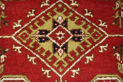 4x6 KAZAK TRIBAL HERIZ Geometric Vegetable Dye Handmade knotted Wool Rug 585328 - Picture 2 of 12