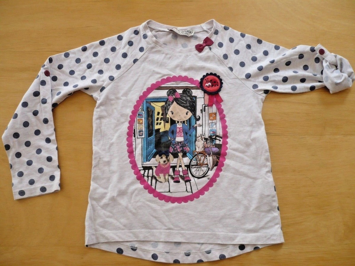 Lc Waikiki Ballerine Rouge Bebe Fille T-shirt LC WAIKIKI Taille Ans