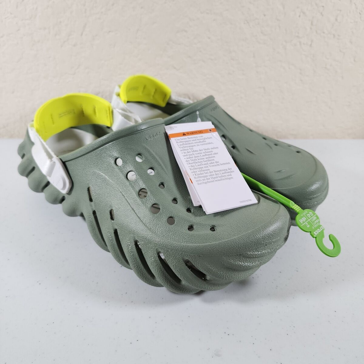 CROCS Echo Clog Moss 207937-308 Size M9 W11 Green | eBay CROCS Echo Clog Moss 207937-308 Size M9 W11 Green | eBay