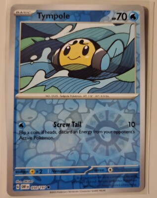 Tympole 50/197 - Reverse Holo - Obsidian Flames - Common
