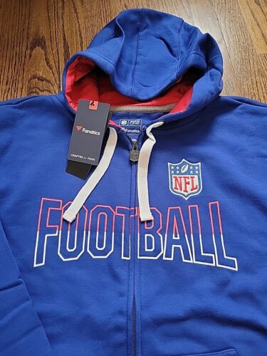 Fanatics New York Giants Hoodie Sweatshirt Size MENS XL NFL FOOTBALL Full-Zip - Picture 2 of 9