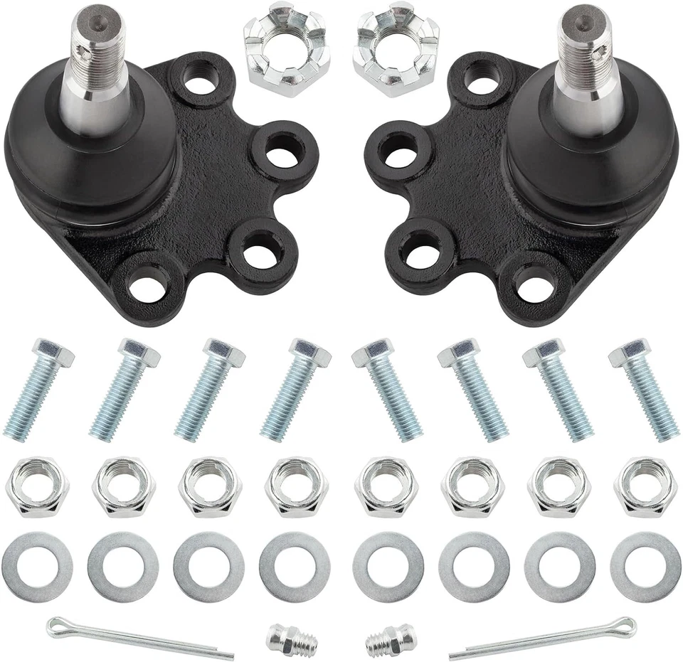 Par de rótula inferior de suspensión delantera izquierda y derecha K6291 para camionetas Chevy GMC Foto 3 de 4