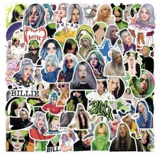 Billie Girl Pop Star Stickers 50pk Music Billie Mix Stickers Fun FREE SHIPPING