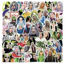 Billie Girl Pop Star Stickers 50pk Music Billie Mix Stickers Fun FREE SHIPPING