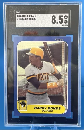 1986 Fleer Update - Barry Bonds #U-14