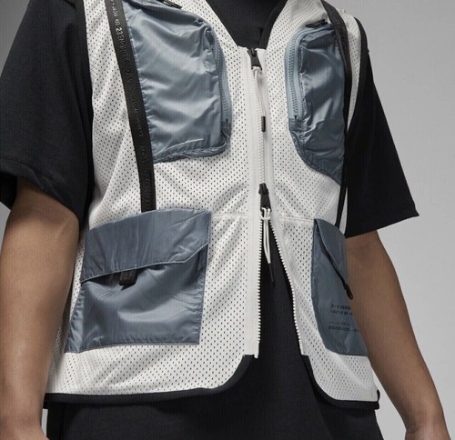 Nike Air Jordan 23 Engineered Utility Cargo Vest PHANTOM DM1386-030 Men’s XXL - Picture 5 of 10