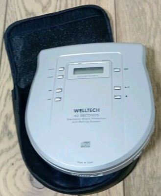 TRAGBARER PLAYER  WELLTECH 20405 ELECTRONIC SHOCK PROTECTION  PORTABLE CD PLAYER