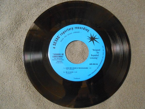 Sounds of Christmas is the Day (2) Vintage 45 Vinyl PROMO Records Play Tested EX - Picture 7 of 10