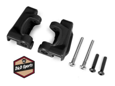 Traxxas 9135 - Caster Blocks Black C-Hubs Extreme Heavy Duty (Bandit/Drag Slash)