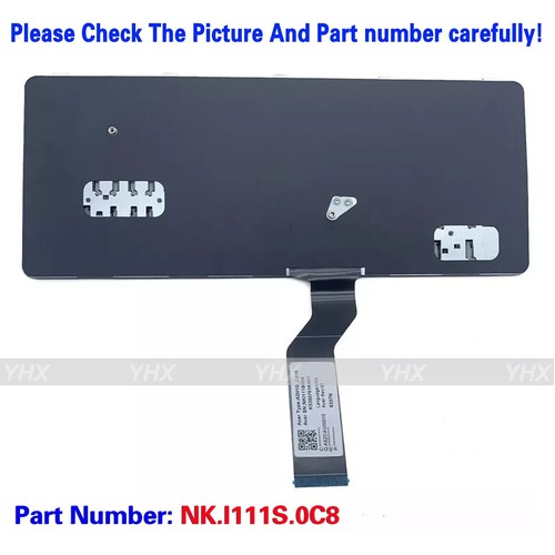5X Acer Chromebook 511 C734 C741L 311 C722 C722T US Black Keyboard NK.I111S.0C8 - Picture 3 of 4