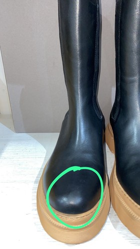 LAURA BELLARIVA STIVALETTO NERO con platform camel Donna Woman size EU 36 SBL3 - Picture 7 of 9
