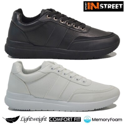 HERREN MEMORY FOAM RUNNING SNEAKER FREIZEIT JOGGING GYM WALKING SPORTSCHUHE GRÖßE