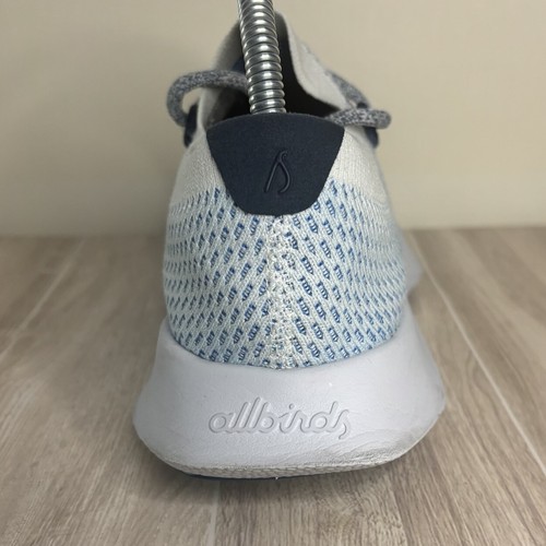 Allbirds Women’s TD SZ 8.5 Tree Dashers Running Shoes White Grey Blue All Birds - Picture 18 of 24