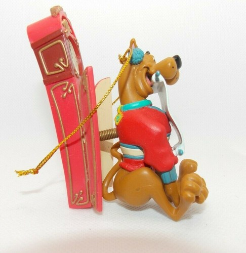 Vintage Scooby Doo Clock Spring Christmas Ornament Hanna Barbera 2000 Hallmark - Picture 6 of 11