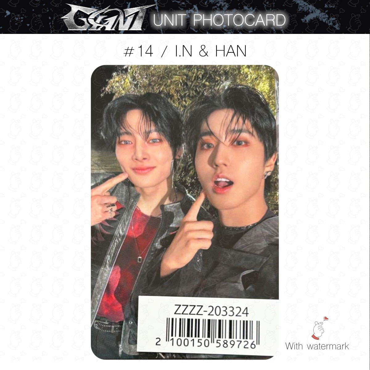 STRAY KIDS GIANT JAPAN 2ND FULL ALBUM UNIT POB PHOTOCARD STAY FC