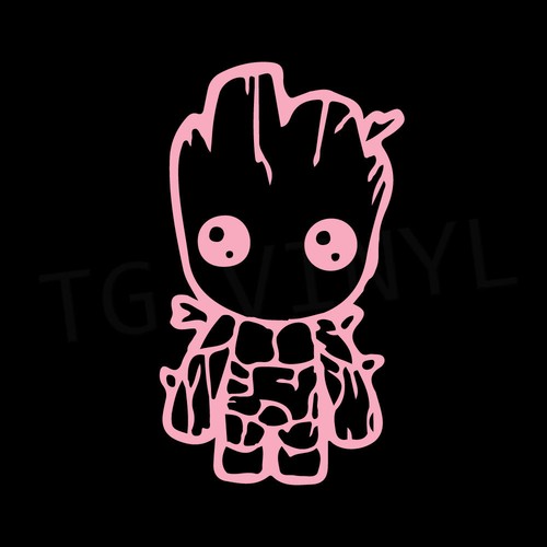 5" GROOT Vinyl Decal Sticker Car Window Laptop Guardians Galaxy Marvel Baby Tree - Picture 6 of 24