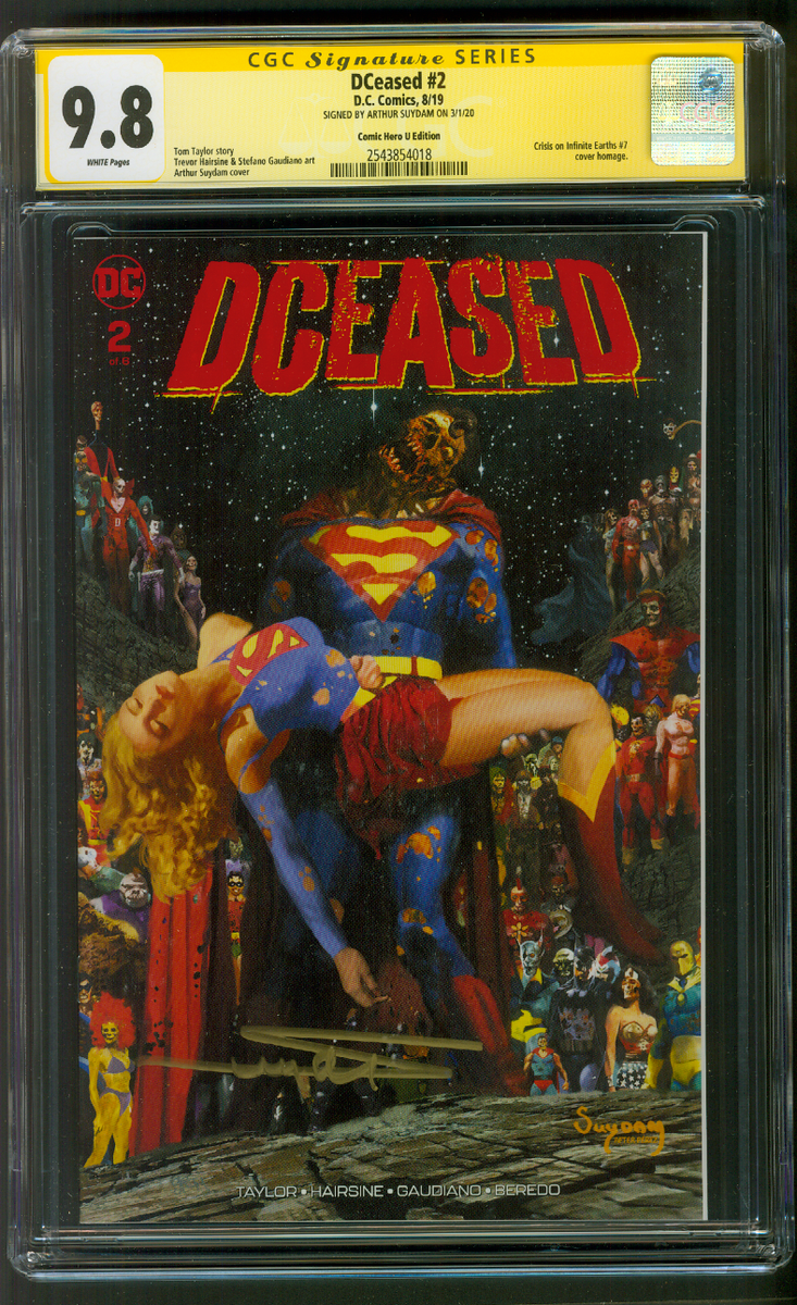Dceased 2 CGC SS 9.8 Suydam Crisis 7 Supergirl Death Homage