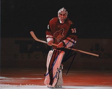 Phoenix Coyotes Louis Domingue Signed Autographed 8x10 Photo COA C