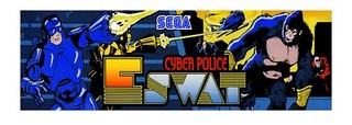 ESWAT Cyber Police Arcade Marquee Header/Backlit Sign