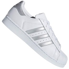 adidas weiß silber glitzer