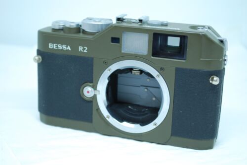 PREISSTURZ "Excellent" Voigtländer Bessa-R2 Olive 35mm Rangefinder Film Camera - Bild 6 von 15
