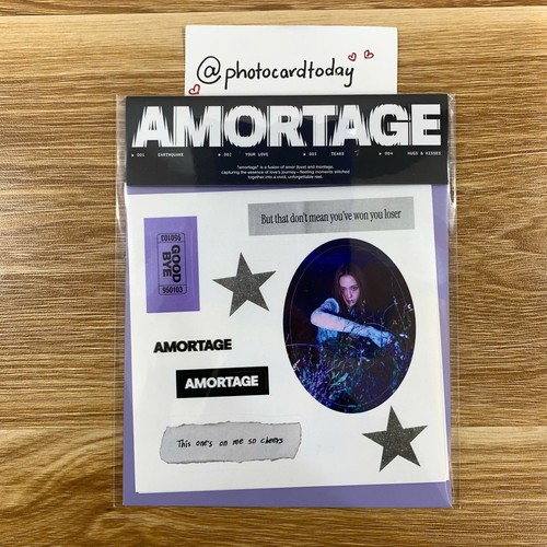 JISOO AMORTAGE MD MERCHANDISE PRE-ORDER BLACKPINK OFFICIAL PHOTOCARD KPOP MERCH - Picture 54 of 70