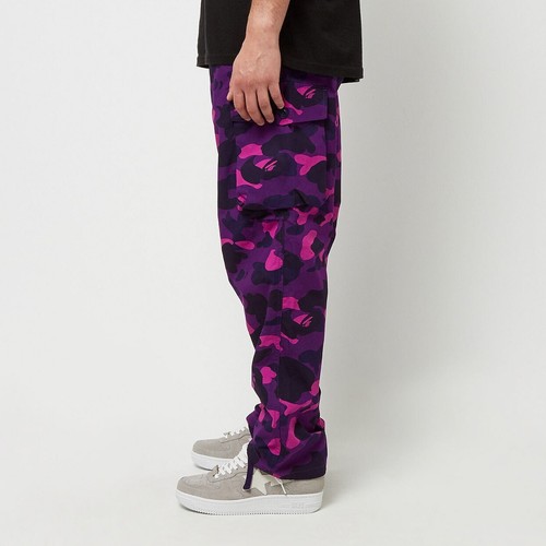 A Bathing Ape Bape Farbe Camouflage 6 Taschen Hose Lila Herren L Authentisch - Bild 6 von 6