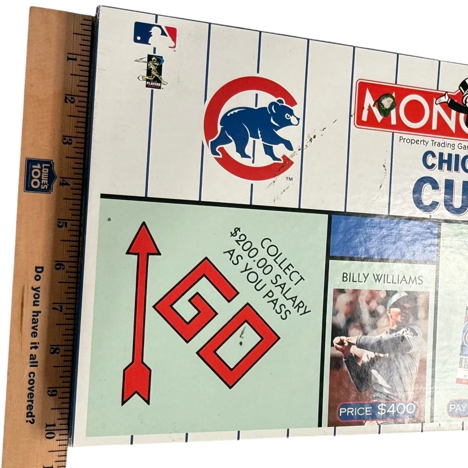 Chicago Cubs Monopoly Collectors Edition Parker Brothers Baseball Game Complete - Image 3 of 4
