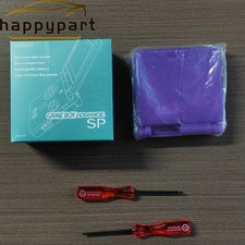 Replacement Housing for Nintendo GBA Game Boy Advance SP Shell Clear Purple US