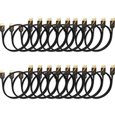 4K DisplayPort to HDMI Cable 3FT, 19-Pack, DP  to HDMI Cable Adapter