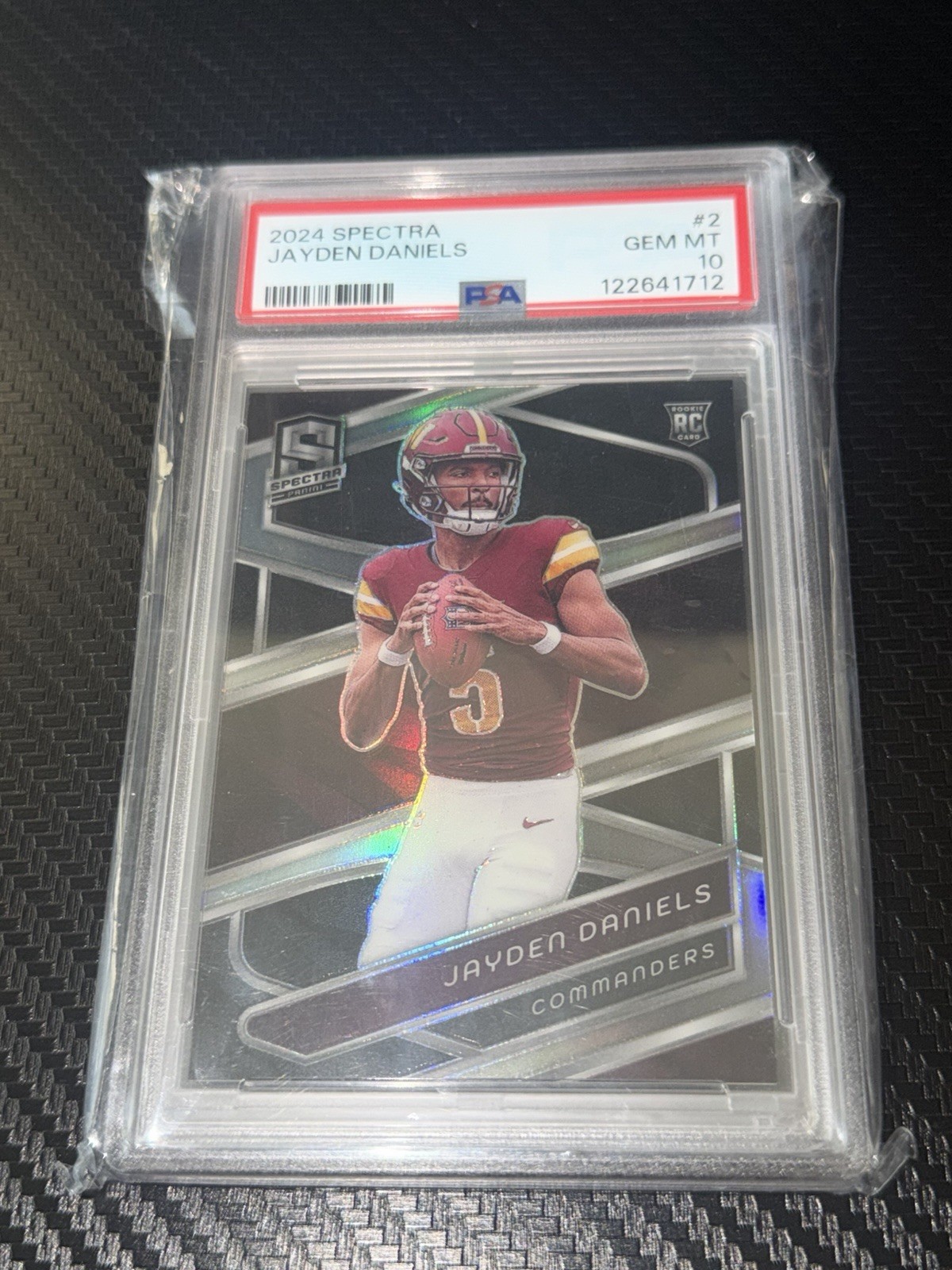 Jayden Daniels Panini Spectra #2 Silver