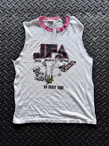 JFA Jodie Foster’s Army Skate Tour T-Shirt Punk 1980s vintage concert t-shirt, vintage, single stitch, B+ condition
