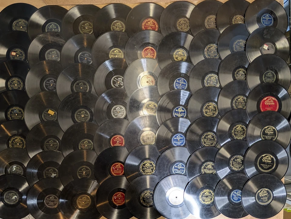 x63 RCA Victor BULK LOT 78 RPM Only Labels Vintage Music Collection Fox Trot #3 - Image 2 of 4